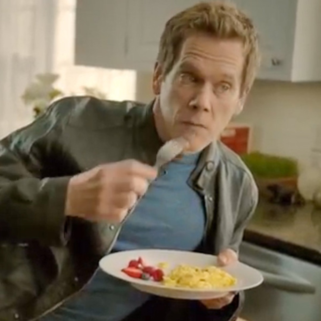 Kevin Bacon Stars in an Eggs Commercial—Watch the Video!